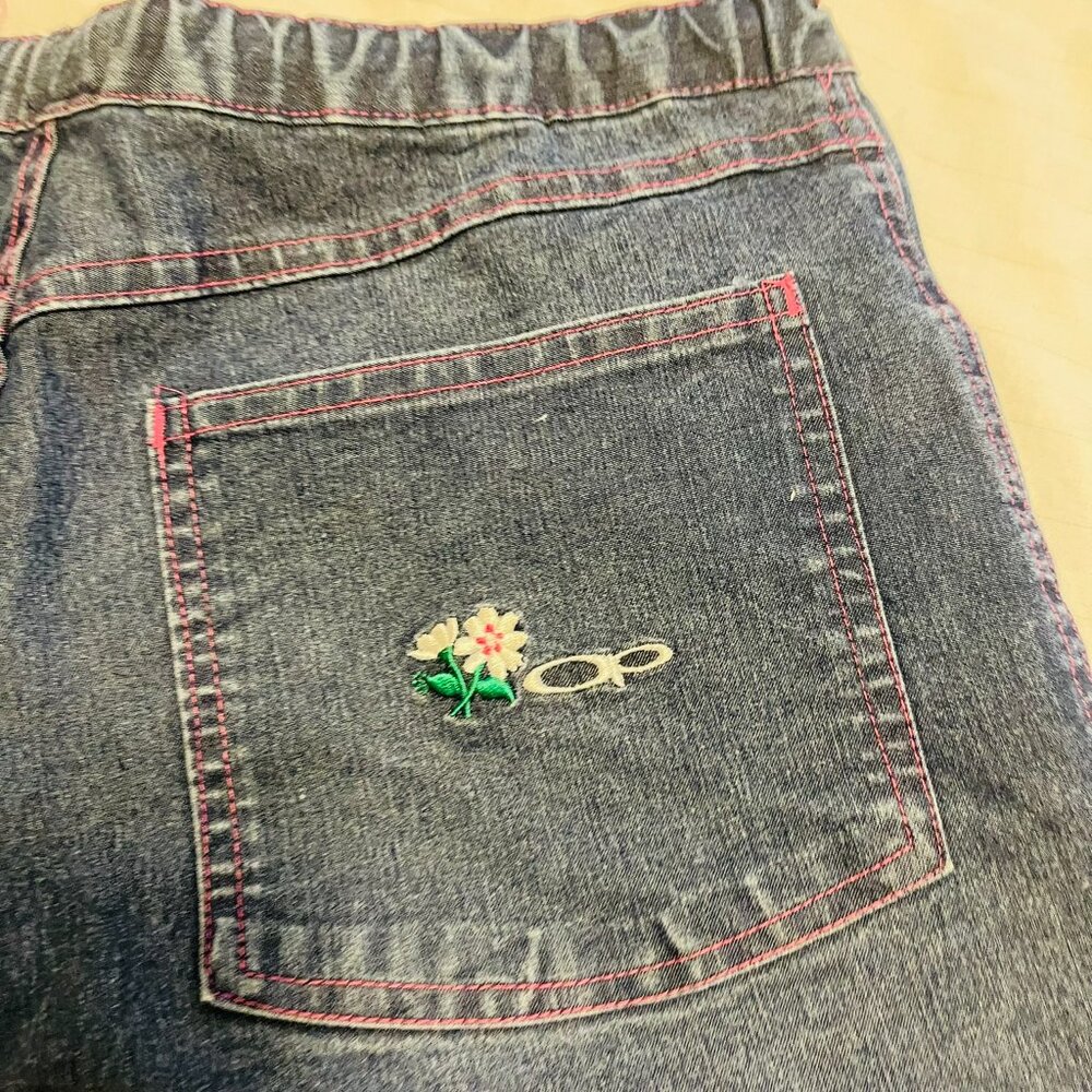 OCEAN PACIFIC Girls Denim Shorts. EUC. Size 16. - Picture 9 of 9